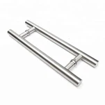 Dolenni tynnu'r drws gwydr