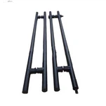 Ysgol yn tynnu handlenni ar gyfer drysau gwydr